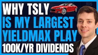 Why I’m Making TSLY My Largest Yieldmax Position TSLA Stock High Yield Dividends FIRE [upl. by Nnaeirelav]