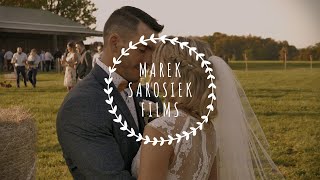 🤍 Mariage Champêtre Rustique Chic au Québec  RiveSud de Montréal vidéo de mariage 👰 [upl. by Petula]