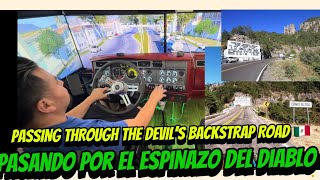 Pasando Por el Espinazo del Diablo 😈 PASSING THROUGH THE DEVILS BACKSTRAP ROAD ats game viral [upl. by Hutchison]