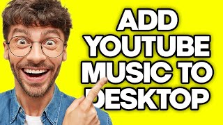 How To Add YouTube Music as a Desktop App 2023 [upl. by Ahsitaf]