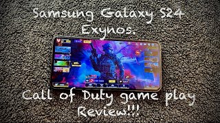 Samsung Galaxy S24 Exynos 2400 Gaming Review Call of Duty mobile [upl. by Misab198]