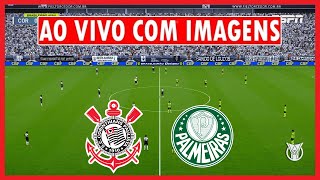 🔴LIVE Corinthians x Palmeiras AO VIVO COM IMAGENS  Brasileirão 2024 Jogo Transmitido eFootball [upl. by Flieger]