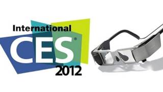 CES 2012  Lumus Personal Display Glasses Make HUDs a Reality [upl. by Skye]