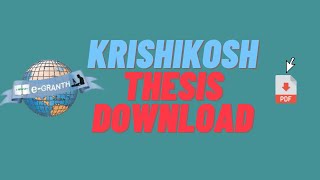 Download Krishikosh thesis  100 Working  Method 2  Advanced method 2021 [upl. by Eurd992]