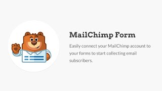 WPForms Mailchimp Form [upl. by Anihsit25]