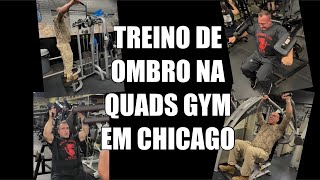 Treino de ombro em Máquinas especiais na Squad Gym em Chicago [upl. by Notgnirrac]