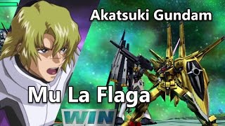 Gundam Vs Gundam NEXT PLUS Akatsuki  Arcade Mission D [upl. by Aihsatsan]