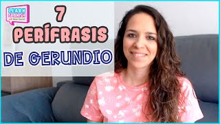 7 PERÍFRASIS de gerundio  Aprender Español  María Español [upl. by Branden545]