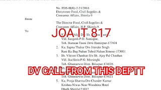 🔥JOA IT 817  Document verification call [upl. by Bella325]