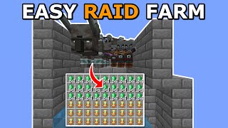 BROKEN IN 121 Minecraft New Easy Raid Farm 1206  10000 Items per Hour [upl. by Galatia]