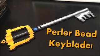 Perler Bead Keyblade Timelapse [upl. by Anahsat]