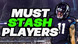 30 MUST STASH players in Dynasty Football free money [upl. by Ailedo]