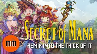 Into the thick of it Secret of Mana  Remix by Midi Music [upl. by Celik]