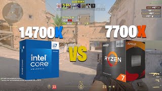 14700K VS 7700X  Counter Strike 2 [upl. by Othilia]