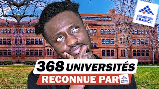 Voici 368 universités privées reconnues par Campus France 🇫🇷 [upl. by Edecrem]