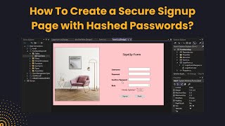 Create a Secure Signup Page in C with Hashed Passwords  StepbyStep Guide [upl. by Yaf]