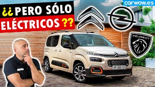 SORPRESA FURGONETAS TURISMO SÓLO ELÉCTRICAS EN CITROEN PEUGEOT Y OPEL ¿Qué está pasado [upl. by Lisandra]