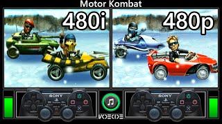 Mortal Kombat Armageddon  Motor Kombat PlayStation 2 vs PlayStation 2 Comparison [upl. by Trin]