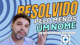 Pelo menos 1 nome tem que ser aprovado pelo sistema Resolvido JUCERJA [upl. by Yelrehs]