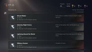 F1 23 TROPHYACHIEVEMENT LIST [upl. by Stafford]