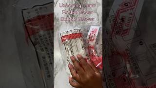 Unboxing Temu Rocket Boom Bubble Blower [upl. by Eeramit]