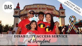 Disability Access Service at Disneyland for Autism and special needs [upl. by Esirahs]