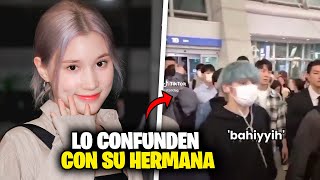 CONFUNDEN A HUENINGKAI DE TXT CON SU HERMANA HUENING BAHIYYIH EN EL AEROPUERTO [upl. by Katzen]