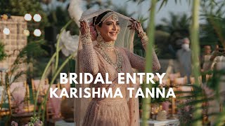 KINNA SONA  BRIDAL ENTRY SONG  KARISHMA TANNA BRIDAL ENTRY  EPIC STORIES [upl. by Arehs]