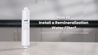 How to Install a Waterdrop Remineralization Water Filter [upl. by Bashee569]