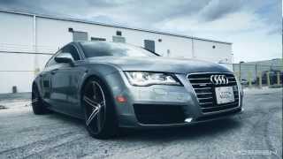 Audi A7 on 20quot Vossen VVSCV5 Concave Wheels  Rims [upl. by Idnas]