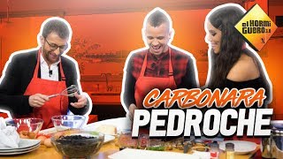 Cristina Pedroche y Dabiz Muñoz cocinan la quotCarbonara Pedrochequot  El Hormiguero [upl. by Akcirre]