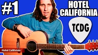 Como Tocar Hotel California Eagles Tutorial Guitarra Acústica 1 TCDG [upl. by Irish]