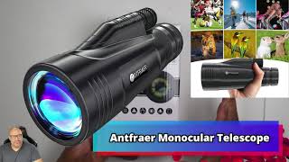 HD Monocular Telescope for Adults with Smartphone Holder [upl. by Hamnet]