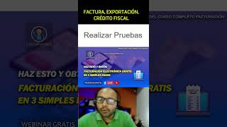 Facturación Electrónica Gratis en 3 Pasos contabilidad facturaelectronica [upl. by Oag]