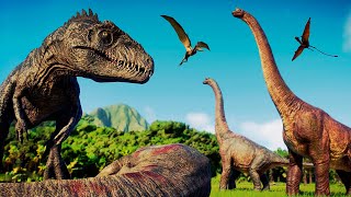 O Vale Encantado 20  Dinossauro Misterioso Braquiossauros  Jurassic World Evolution 2  PTBR [upl. by O'Connell840]