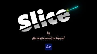 How to make a SliceCutting animation in After effects [upl. by Devora]