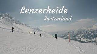 Epic Spring Skiing in Lenzerheide Switzerland [upl. by Elam16]