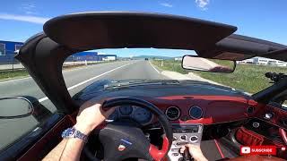 FIAT BARCHETTA 18 16V 130HP  POV 0100kmh  dragy [upl. by Beaston]