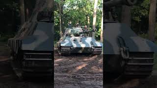 WW2 German King Tiger Tank in the Woods Overloon Netherlands ww2 tank panzer [upl. by Fairweather]