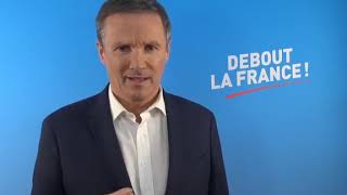 Grand débat  Nicolas DupontAignan réagit aux déclarations de Chantal Jouano [upl. by Ynnep541]