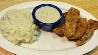 Chicken Fried Steak Recipe  Steak Fingers [upl. by Ainecey874]