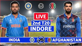 India v Afghanistan 2nd T20 Live Scores  IND v AFG 2nd T20 Live Scores amp Commentary  India Innings [upl. by Newsom505]