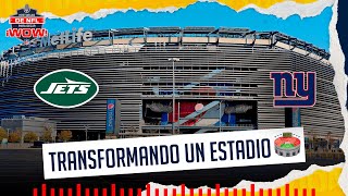 La Transformación del MetLife Stadium  Casa de los Jets y los Giants de NY [upl. by Burman]