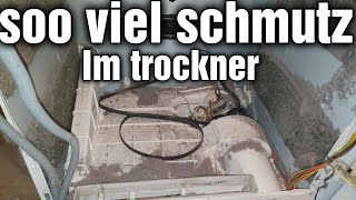 Trockner Reinigen soo viel schmutz könnte auch in deinem Trockner sein [upl. by Dikmen]