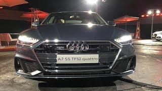 2018 Audi A7 Weltpremiere  Mein Rundgang ums Auto [upl. by Haiel]