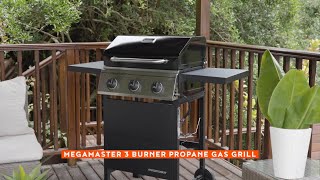 Why Buy The Megamaster 3 Burner Gas Grill [upl. by Asyen]