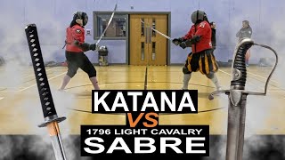 1796 Light Cavalry SABRE vs KATANA [upl. by Aiveneg]