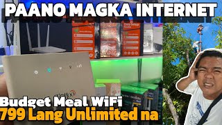 PAANO MAGKA INTERNET NG MURA SA BUKID  BUDGET MEAL WIFI [upl. by Hagai]