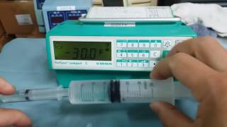 BBRAUN syringe pump compact 5 [upl. by Iphagenia]