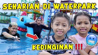 GAWAT ALUNA DAN AMANDA KEDINGINAN KELAMAAN BERENANG DI WATERPARK SAMPAI SORE [upl. by Coats219]